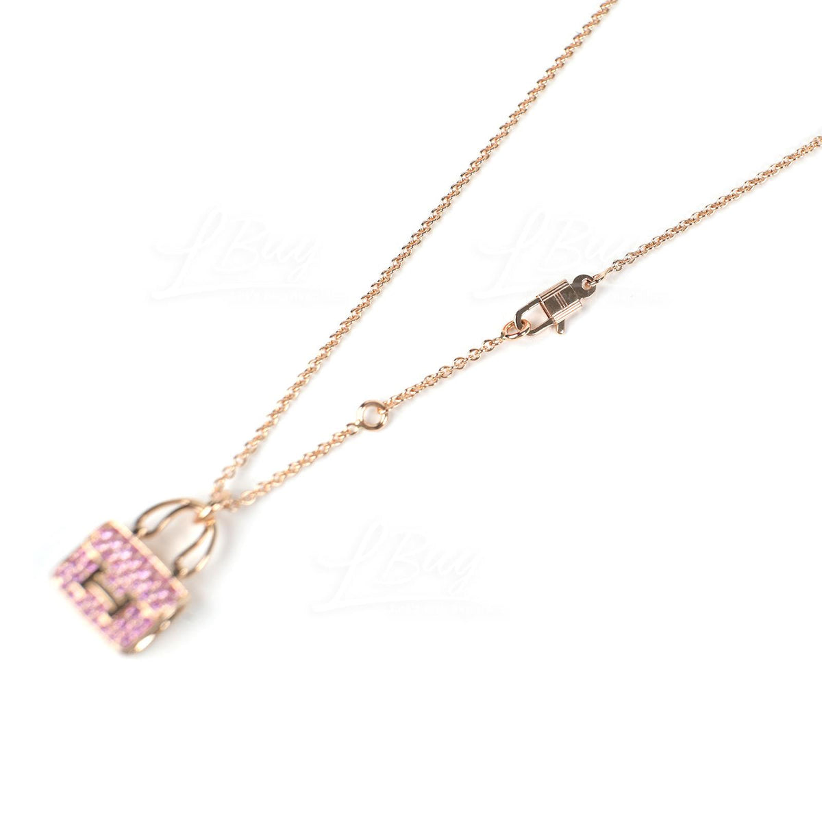 Amulettes Constance Pink Diamonds Pendant Necklace